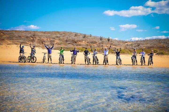 Cabo Electric Bike Beach Adventure with Margaritas and Lunch