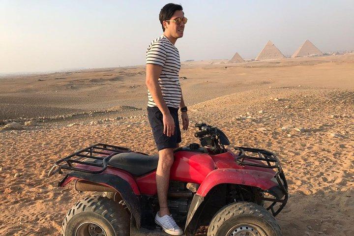 Private quad bike ATV around Giza Sahara for 60 minutes