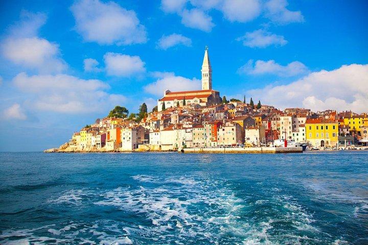 Day trip to Rovinj and Poreč with lunch from Pula and Medulin