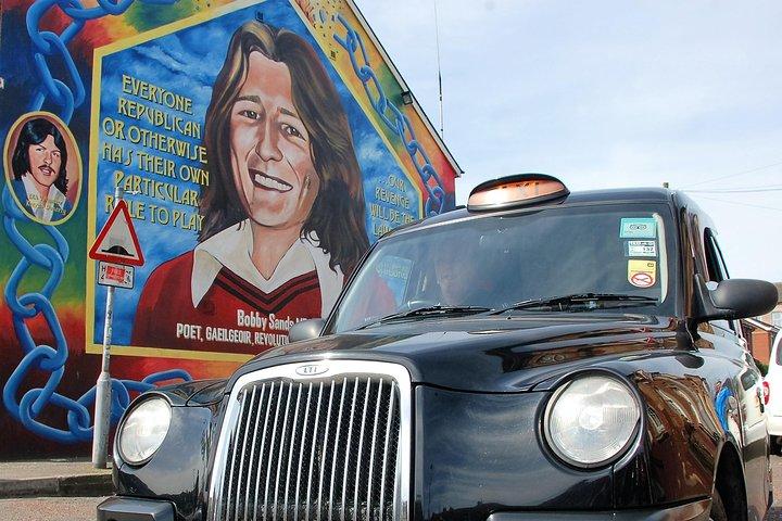 Belfast Famous Black Taxi Tour Political Murals & Peace Wall 2 Hr