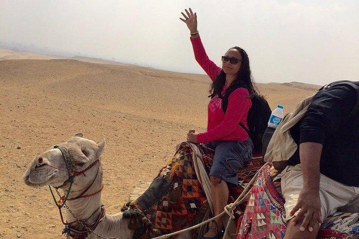 Sunset Camel Ride around the Giza Pyramids Desert