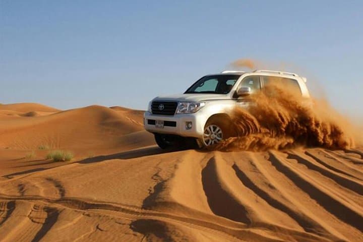 Red Dunes Dubai Desert Safari with Live show, Sandboarding & BBQ