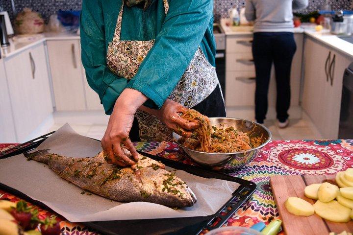 Market Tour & Moroccan Cooking Class in Casablanca with Transfers