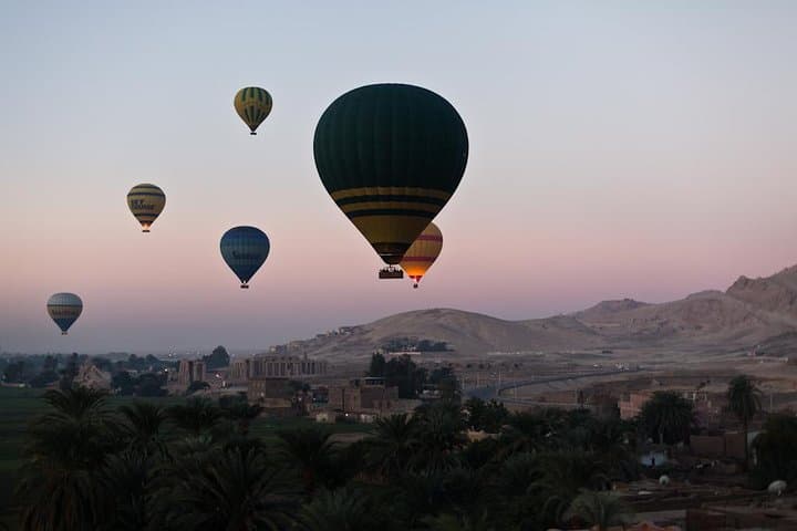 Enjoy Hot Air Balloon,Valley of the kings,Hatshepsut temple in Luxor