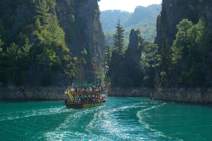 Green Canyon Boat Tour with Lunch and Drinks From Antalya