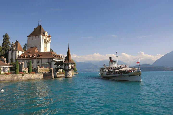 Interlaken and the Green Train of Swiss Alps Day Trip from Milan