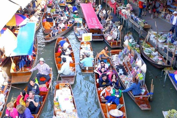 River Kwai Bridge and Floating Market Full-Day Combo
