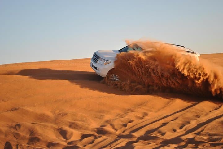 Private Morning Desert Dune Bashing, Sandboarding, Camel Riding