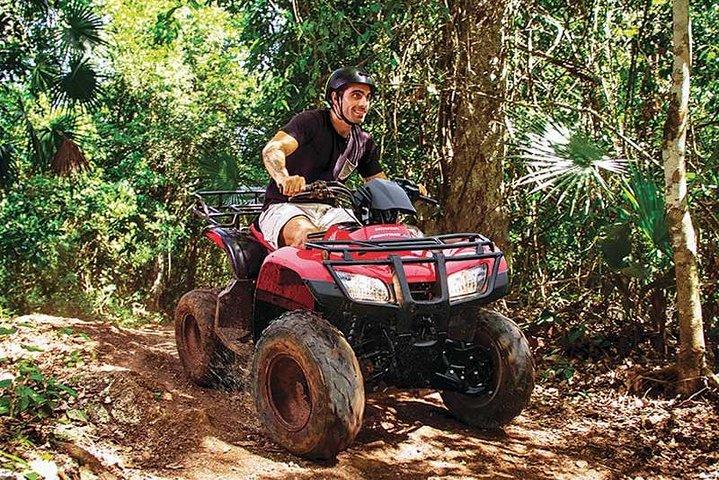 5-in-1 Adventure in Cancun: ATVs, Ziplines, Speed Boat, Snorkel and Cenote Swim