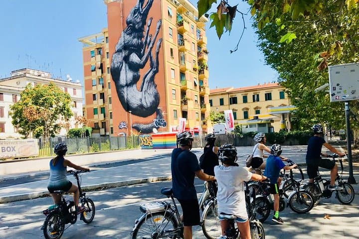 Hidden Rome: Small Group E-Bike Tour with Street Food Stops