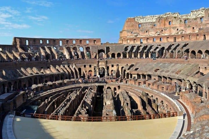 Ancient Rome and Colosseum Private Tour with Underground Chambers and Arena