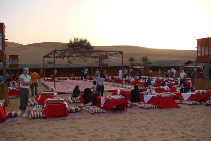 4X4 Dubai Desert Safari with BBQ dinner, Camels & Live Show