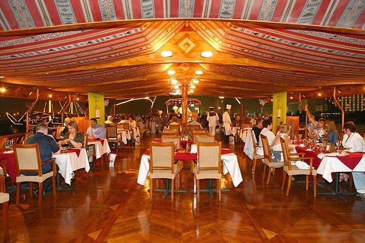 Dubai Creek Dhow Dinner Cruise with Buffet & Live Entertainment