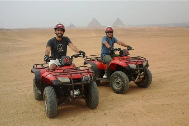 Quad Bike Trip At Desert of Giza Pyramids