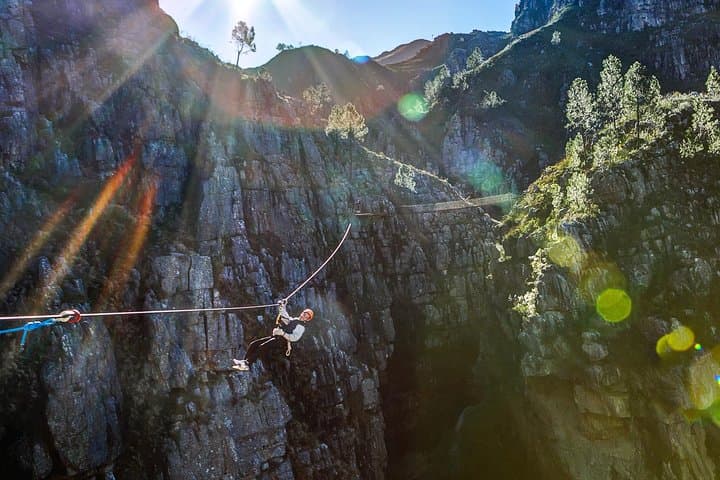 Zip Line and Wine from Cape Town