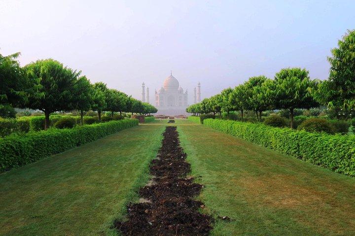 From Agra: Taj Mahal Sunrise, Agra Fort & Baby Taj Tour