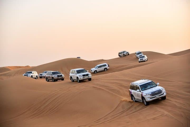 Dubai Desert Safari with BBQ And 4W Land Cruiser Dune Bashing Experience