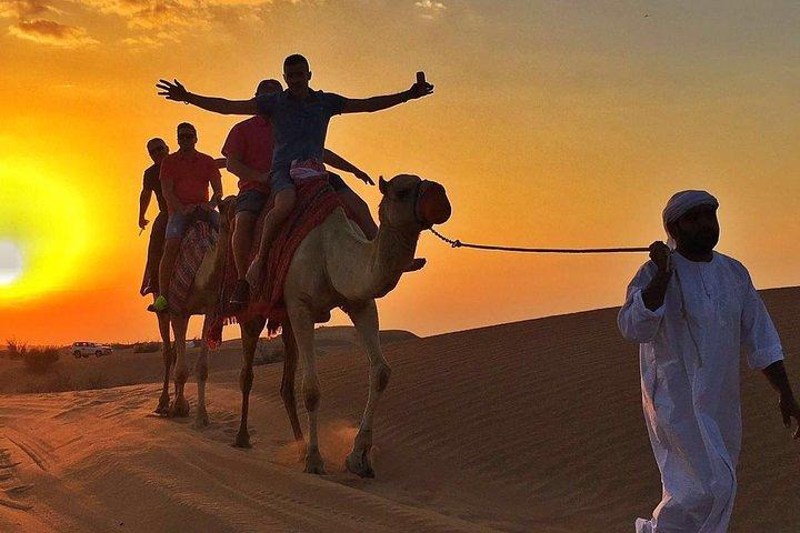 Dubai Desert Safari with BBQ And 4W Land Cruiser Dune Bashing Experience