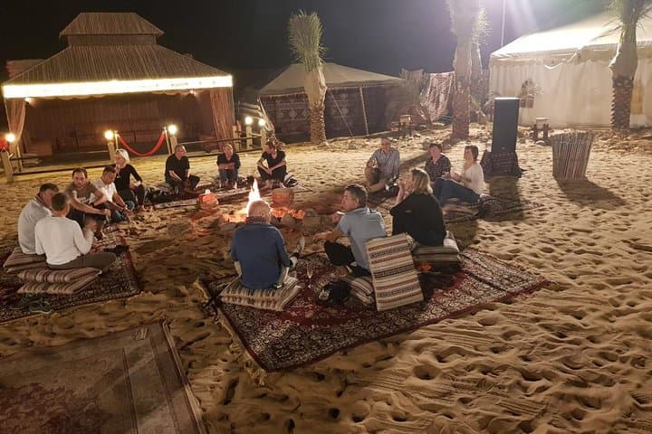 Overnight Dubai Desert Safari with Buffet, Dune Bashing & Camels