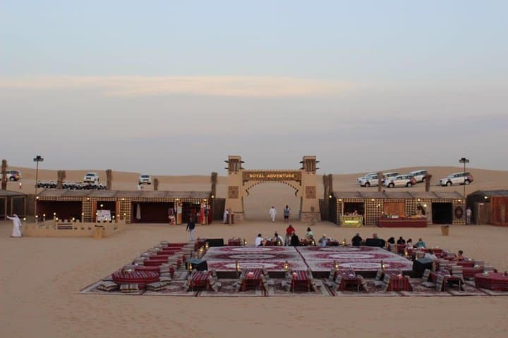 Overnight Dubai Desert Safari with Buffet, Dune Bashing & Camels