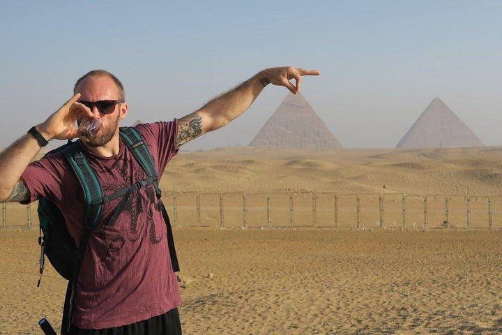 Sunset Camel Ride around the Giza Pyramids Desert