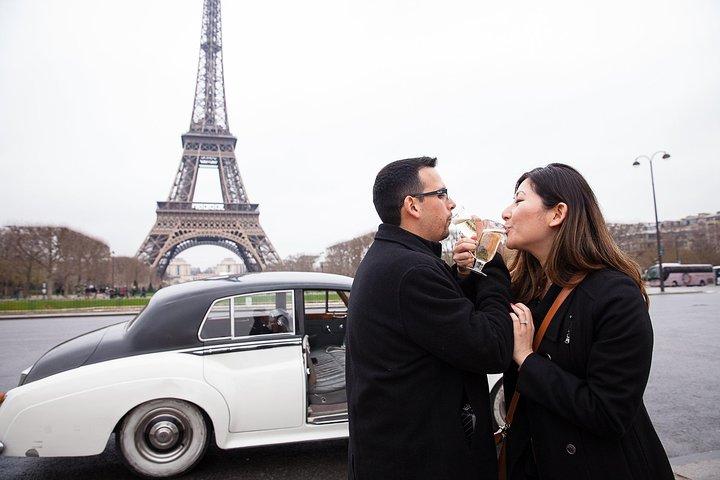 Paris Picturesque Romanic Luxury Vintage Rolls Royce Tour