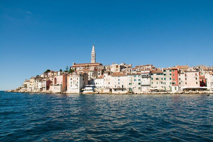 Day trip to Rovinj and Poreč with lunch from Pula and Medulin