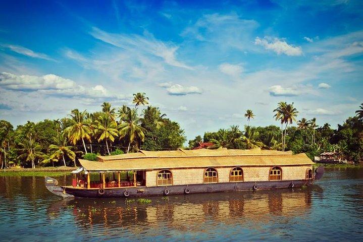 Cochin Shore Excursion Kerala Houseboat Trip(with Lunch, Pickup &Drop from Pier)
