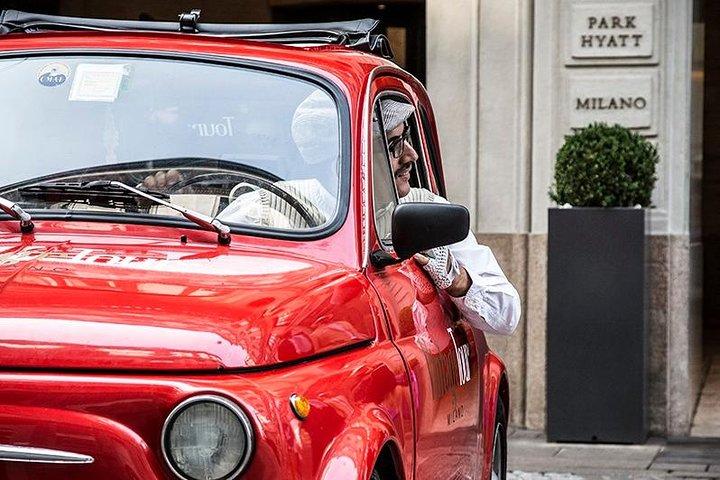 2 hour Vintage Fiat 500 Central City Tour in Milan
