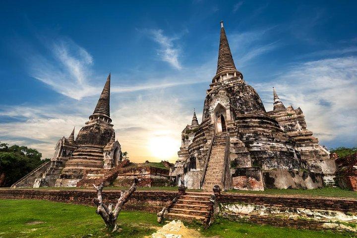 Ayutthaya Temples and Ayothaya Floating Market From Bangkok