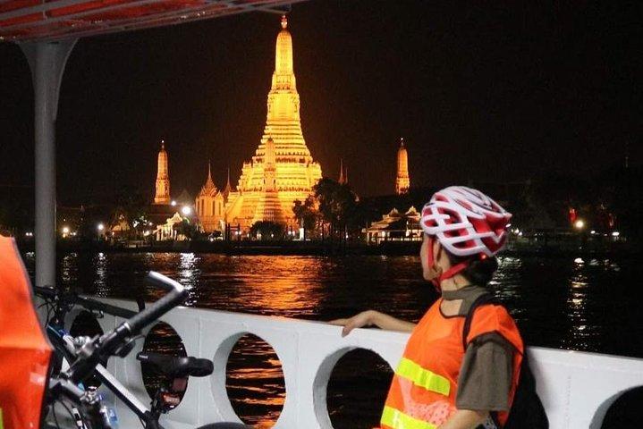 Bike Bangkok at Night with Thai Dinner