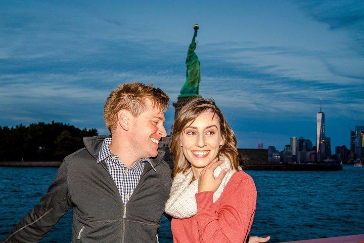 New York City Skyline Lights Sail
