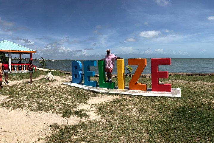 Guided Altun Ha Ruins, Rum factory & Belize sign from Belize City