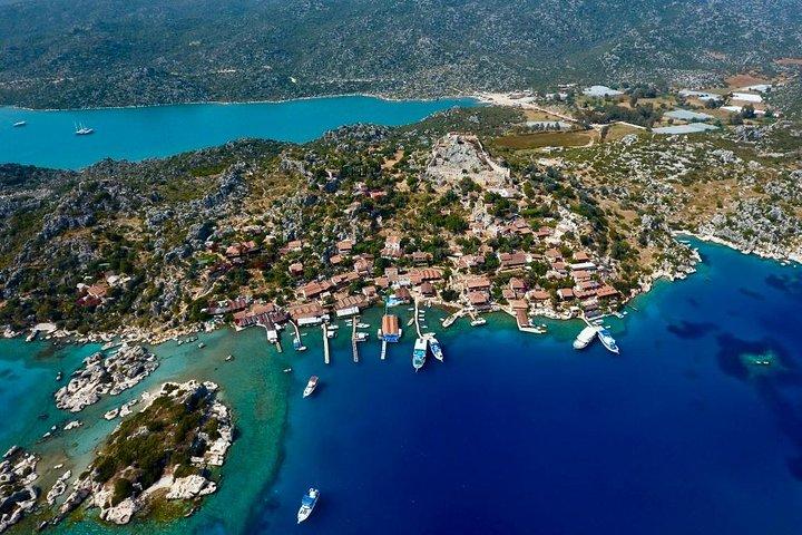 Deluxe Sunken City Boat Guided Tour From Kas