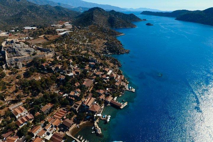 Deluxe Sunken City Boat Guided Tour From Kas
