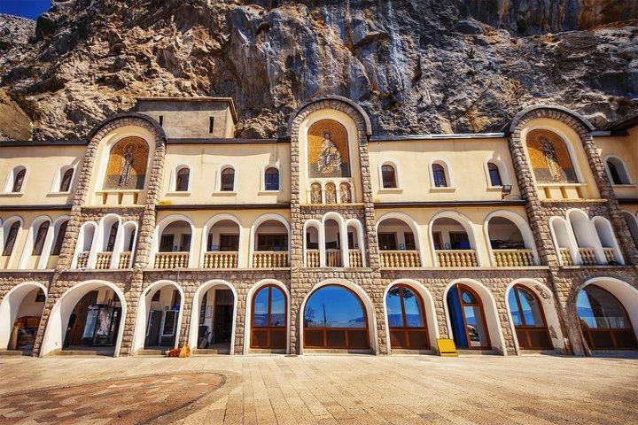 Ostrog monastery, Niagara waterfalls & Skadar Lake from Podgorica