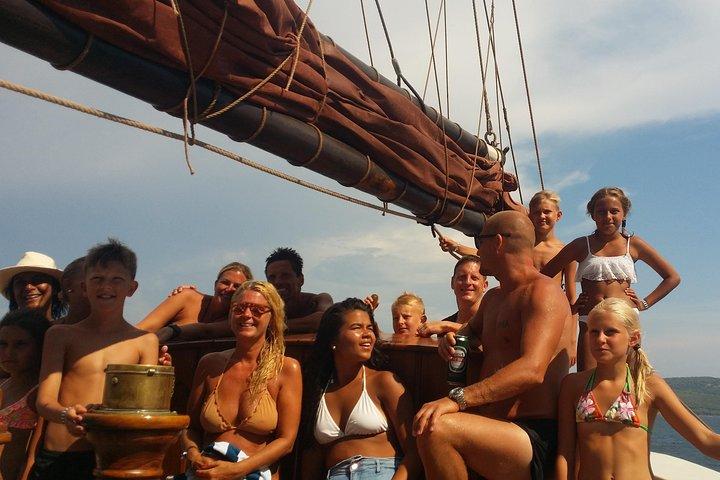 Sailing day trip on Tall Ship Andrea Jensen with Lunch and Wine