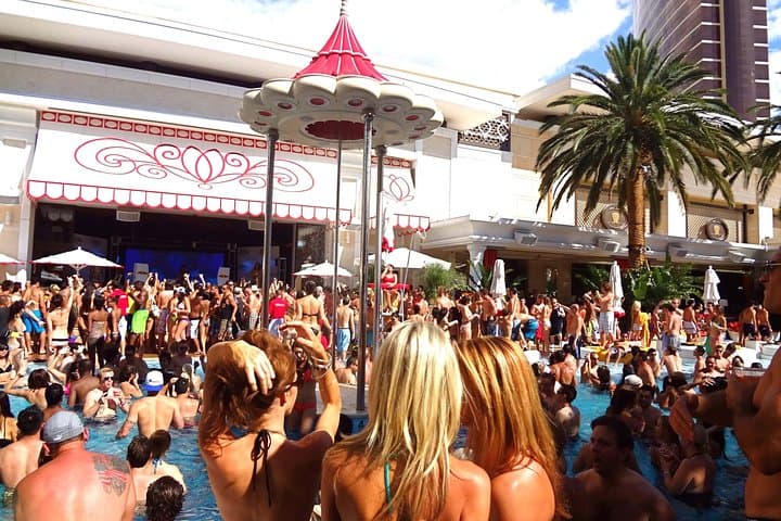 Vegas Pool Party Crawl by Party Bus w/ EZ Entry & Free Drinks