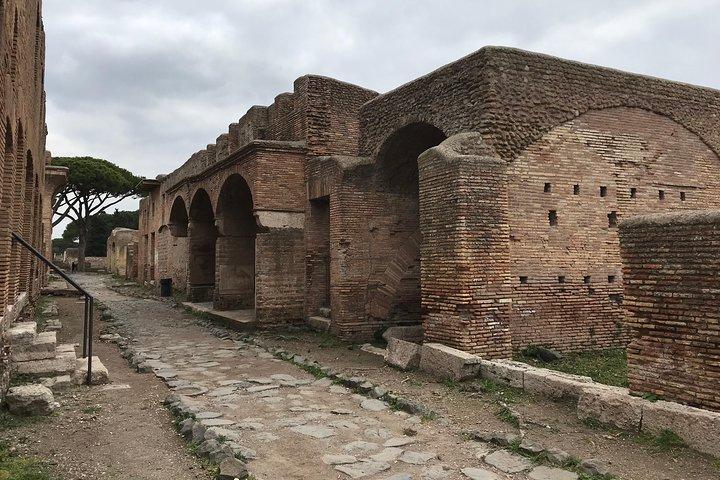 Private tour of Ostia, the ancient city harbor, by van with a PhD archaeologist