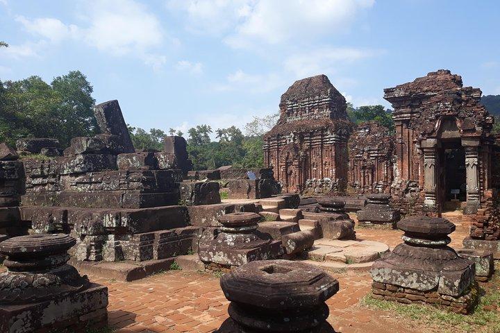 Private tour My Son Sanctuary- Marble Mountains from Hoian Danang