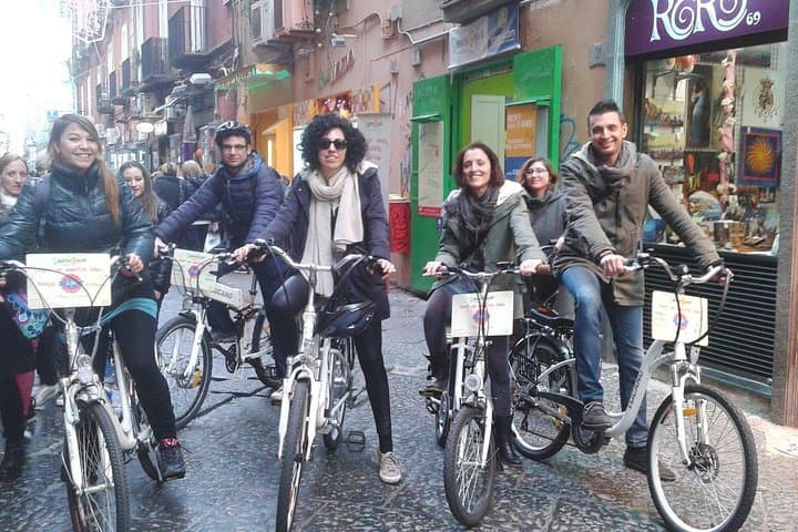 Naples electric bike tour Partenope