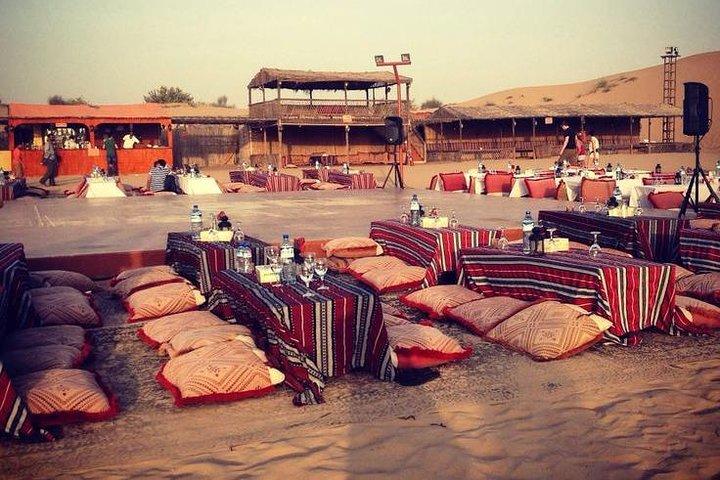 Dubai TRIO: City Tour- Desert Safari with BBQ- Dhow Cruise Dinner