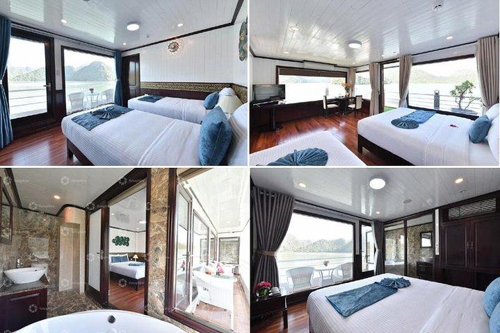 PRIVATE BALCONY Halong Lan Ha Bay All Inclusive overnight Cruises