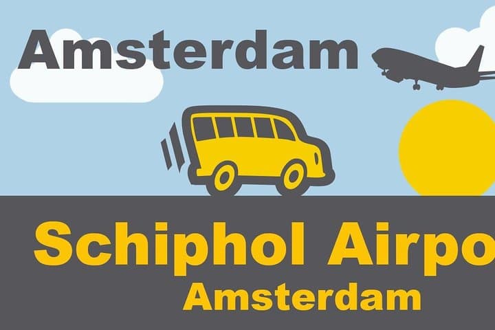 1-15 persons Taxi or Bus Transfer Airport Amsterdam to Amsterdam