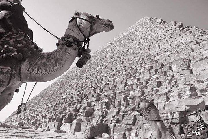 Pyramids of Giza & Sphinx & valley temple Tour with Camel Ride & Egyptian lunch