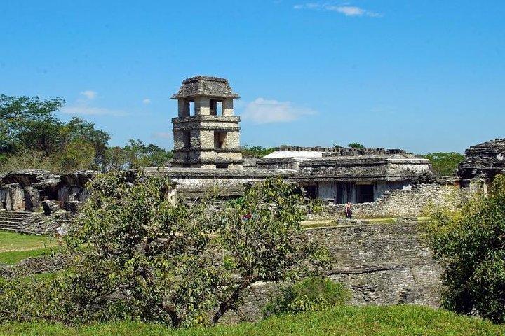 Palenque Ruins, Agua Azul & Misol-Ha Waterfalls from San Cristobal