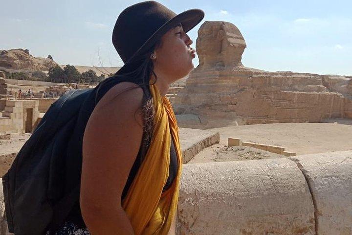 Private full day tour to Giza Pyramids, Sphinx, Sakkara and Dahshour with guided