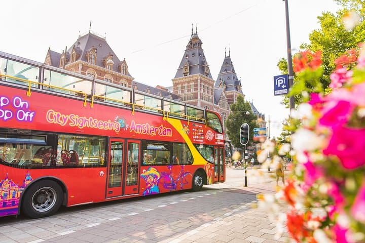 Amsterdam Hop-On Hop-Off 24h or 48h Bus and Boat Option