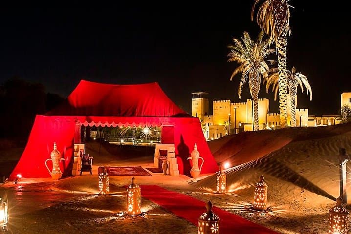 Sahara Arabian Desert Dinner Experience with Transport from Dubai