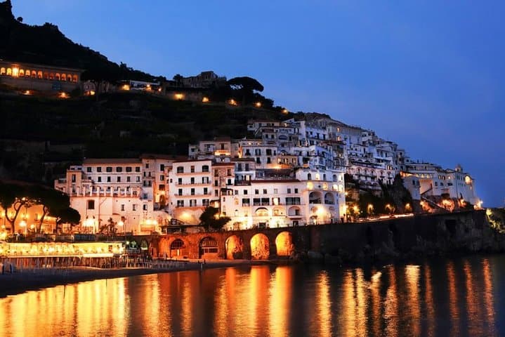 Sunset & Night Tour of Amalfi Coast from Naples (8 hours)